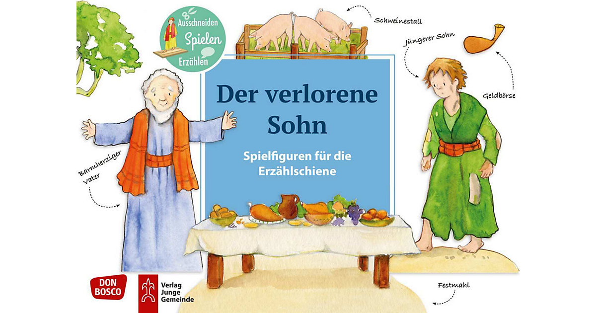 Buch - Der verlorene Sohn. Spielfiguren die Erzählschiene  Kleinkinder von Don Bosco Verlag