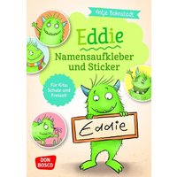 Eddie-Namensaufkleber und Sticker für Kita, Schule und Freizeit Eddie-Namensaufkleber und Sticker für Kita, Schule und Freizeit von Don Bosco