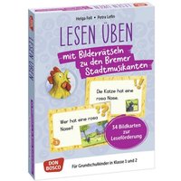 Lesen üben mit Bilderrätseln zu den Bremer Stadtmusikanten. 34 Bildkarten zur Leseförderung Lesen üben mit Bilderrätseln zu den Bremer Stadtmusikanten. 34 Bildkarten zur Leseförderung von Don Bosco
