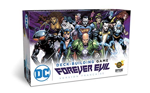 Don't Panic Games GAME1086 DC Comics Deck-Building Game: Forever Evil – französische Version, Schwarz von Don't Panic Games