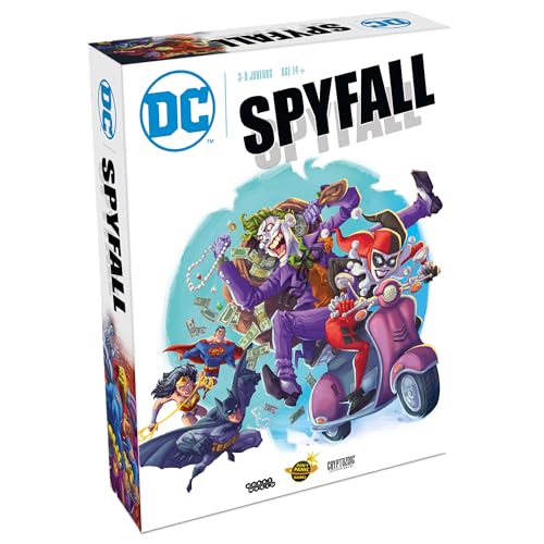 Don't Panic Games | DC Comics: Spyfall | Gesellschaftsspiel | ab 14 Jahren | 3-8 Spieler | 45 bis 60 Minuten von Don't Panic Games