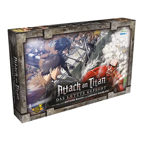 Don't Panic Games | Attack on Titan: Das letzte Gefecht | Kennerspiel | Brettspiel | 2-5 Spieler | Ab 10+ Jahren | 30+ Minuten | Deutsch von Don't Panic Games