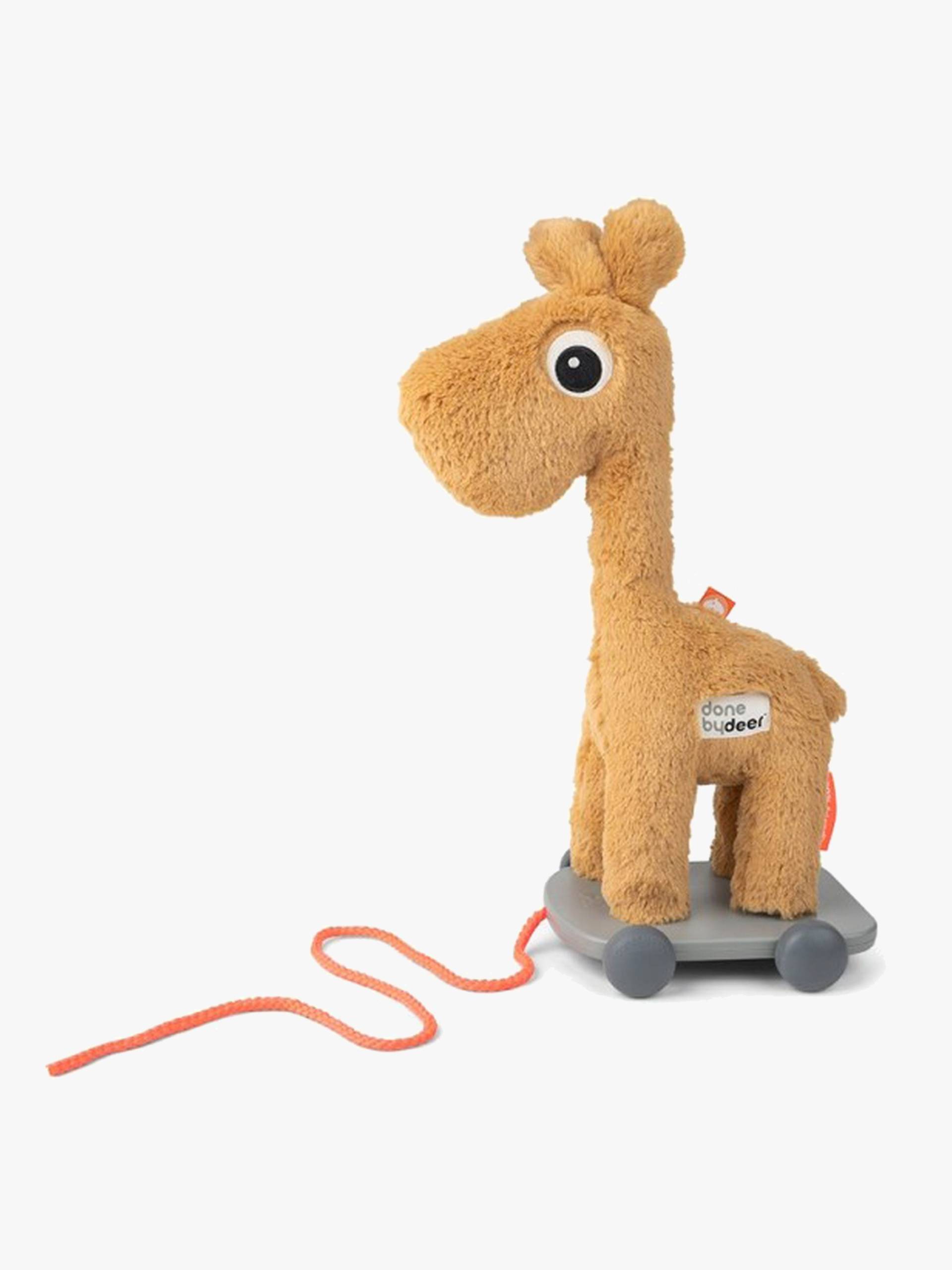 DbD Ziehspielzeug Raffi, Mustard, Babyspielzeug von Done By Deer
