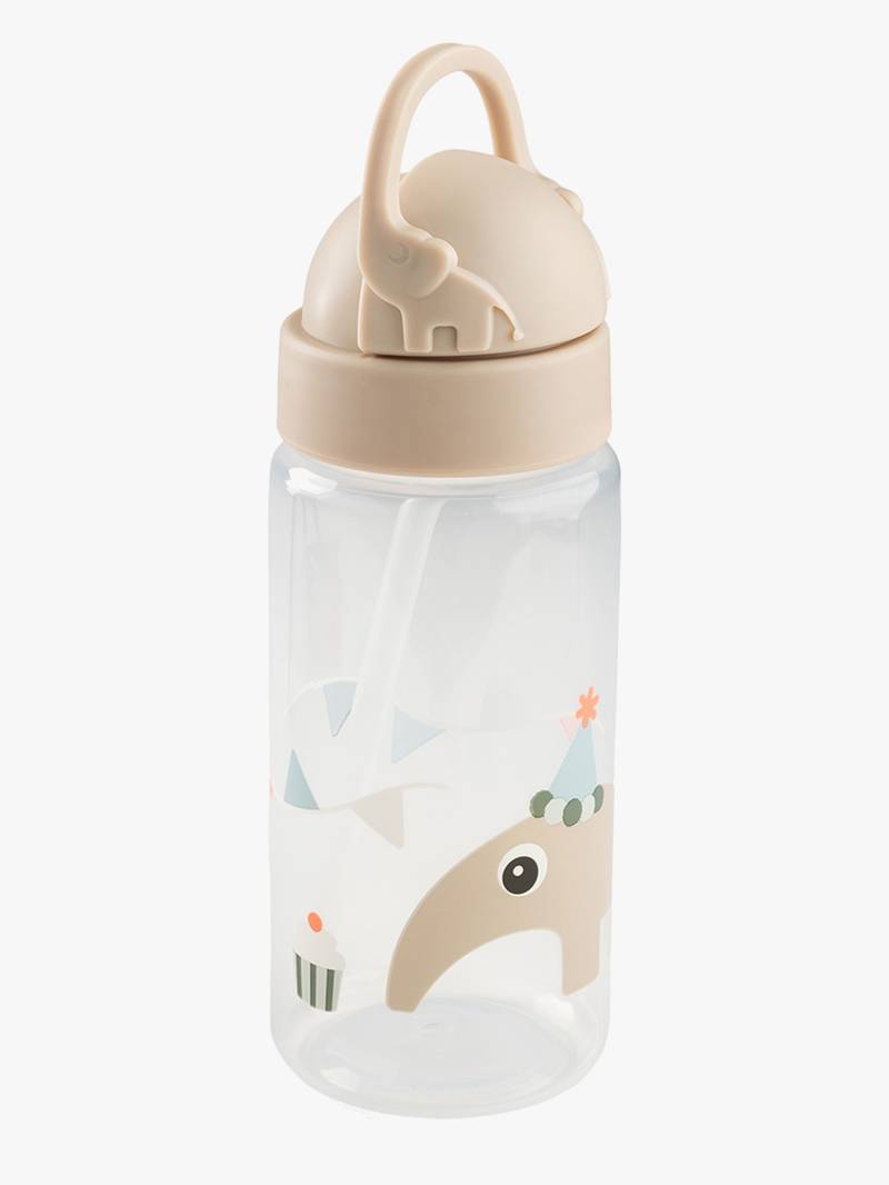Done By Deer Celebration Flasche mit Trinkhalm, Sand Done By Deer Celebration Flasche mit Trinkhalm, Sand von Done By Deer