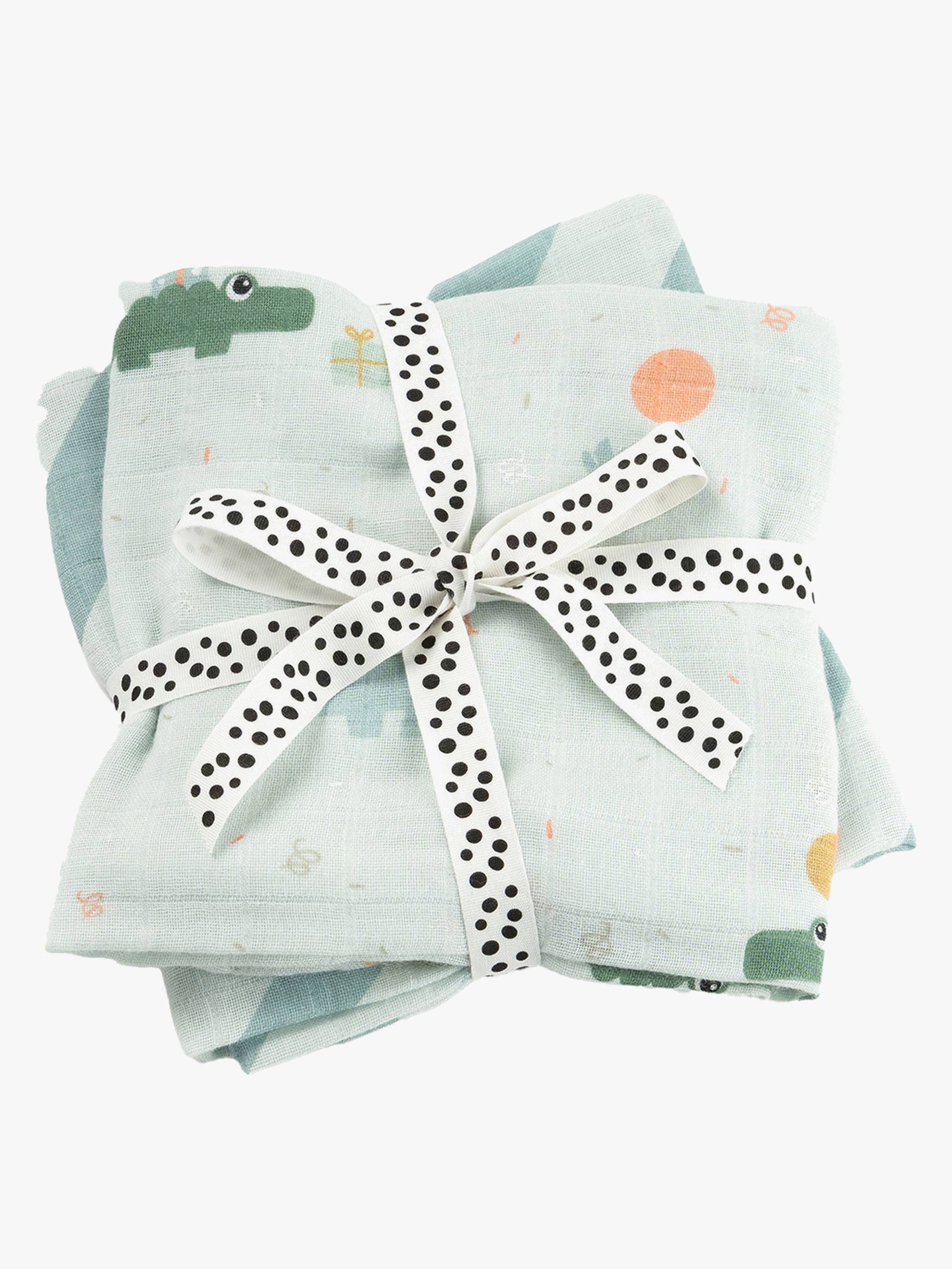 Done By Deer Celebration Musselintuch 2er-Pack, Blue von Done By Deer