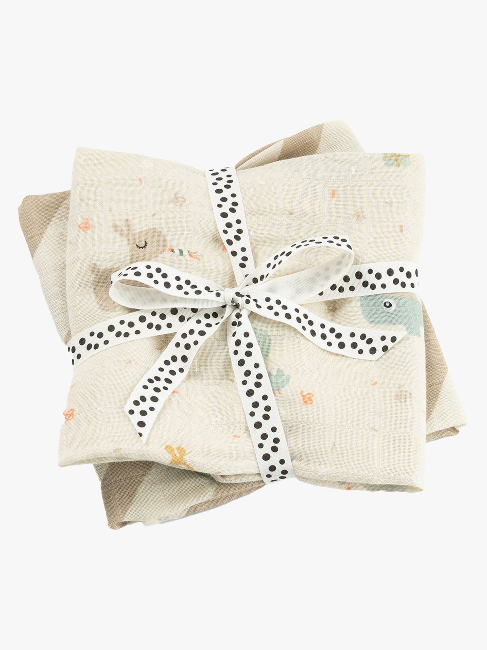 Done By Deer Celebration Musselintuch 2er-Pack, Sand von Done By Deer