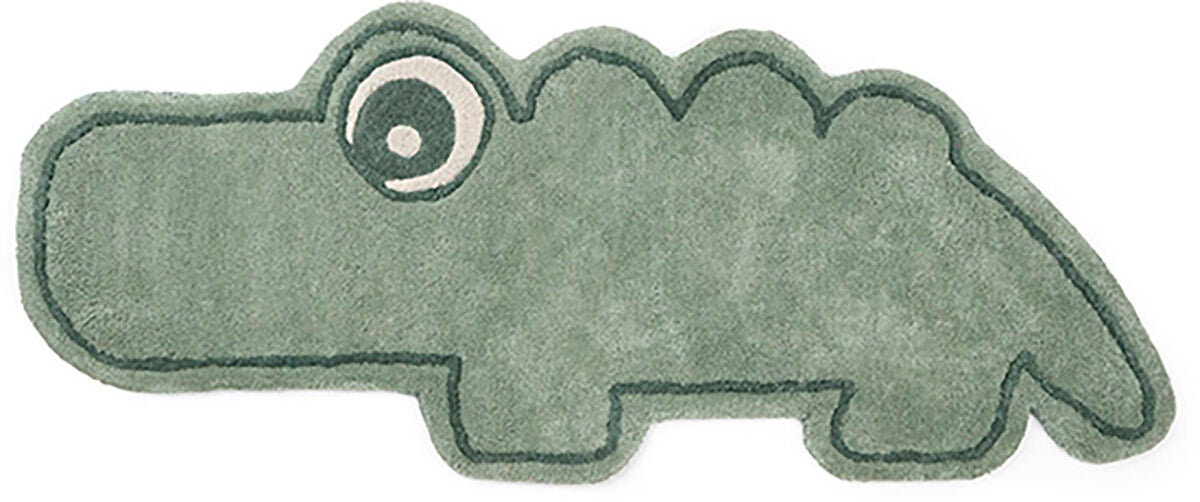 Done By Deer Croc Teppich, Grün Done By Deer Croc Teppich, Grün von Done By Deer