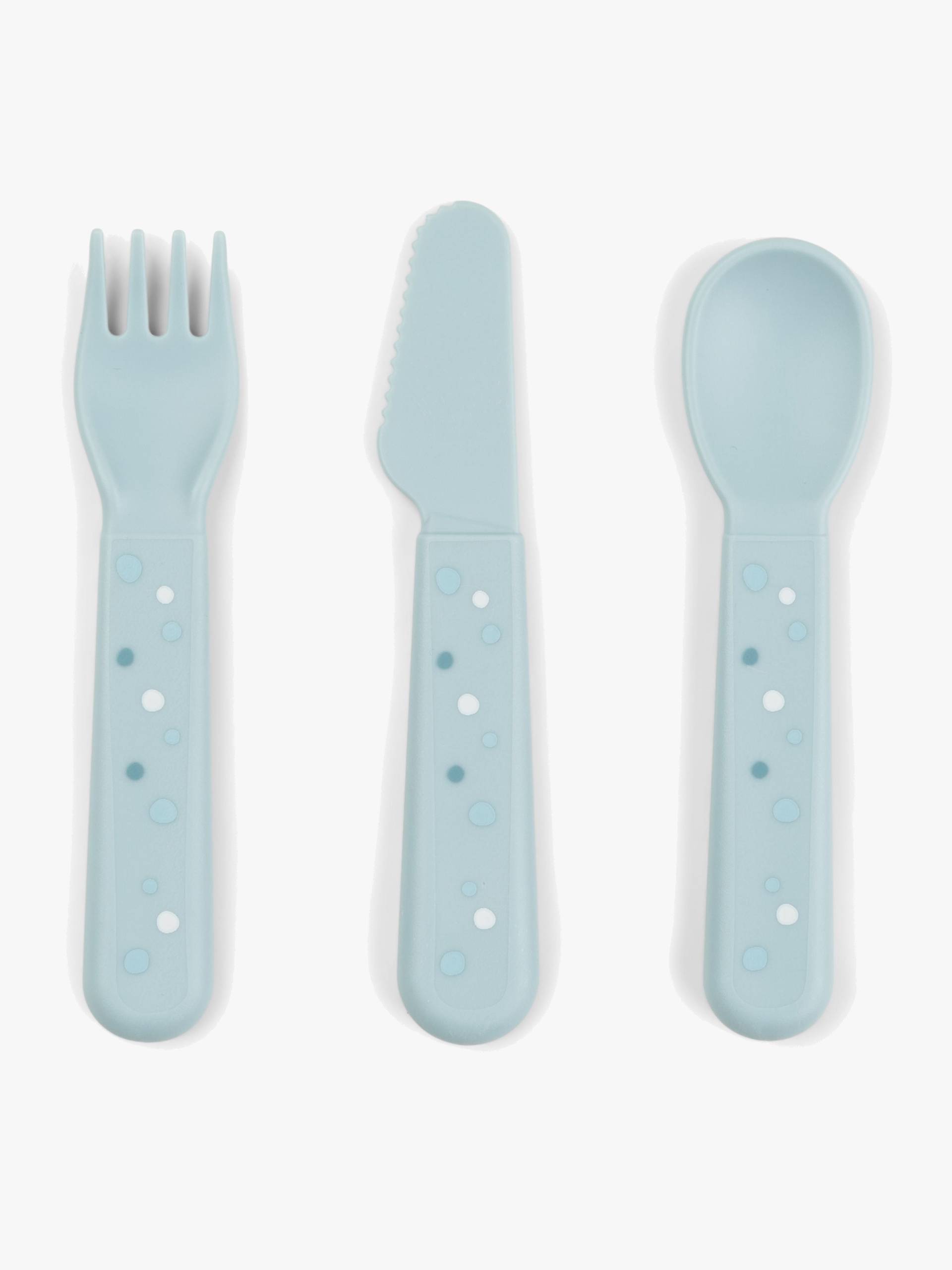 Done By Deer Foodie Besteck Happy Dots, Blau Done By Deer Foodie Besteck Happy Dots, Blau von Done By Deer
