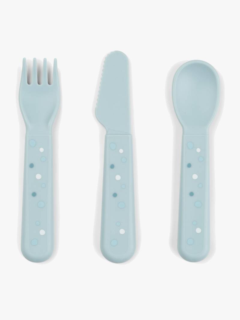 Done By Deer Foodie Besteck Happy Dots, Blau Done By Deer Foodie Besteck Happy Dots, Blau von Done By Deer