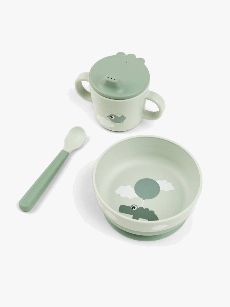 Done By Deer Foodie Geschirr-Set Happy Clouds, Green Done By Deer Foodie Geschirr-Set Happy Clouds, Green von Done By Deer