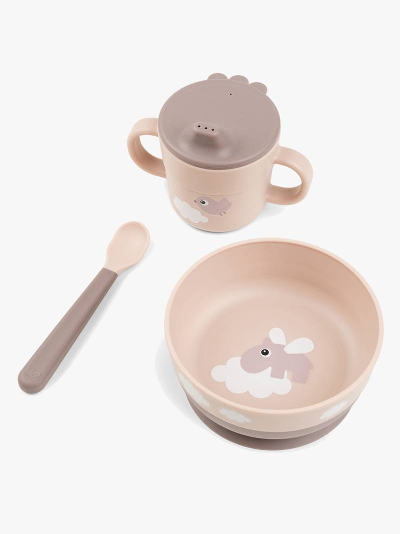 Done By Deer Foodie Geschirr-Set Happy Clouds, Powder von Done By Deer