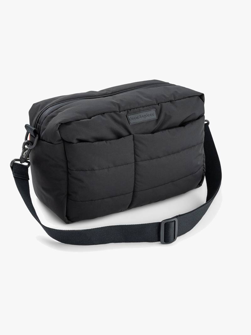Done By Deer Gesteppte Wickeltasche mit Kinderwagenhaken, Black von Done By Deer