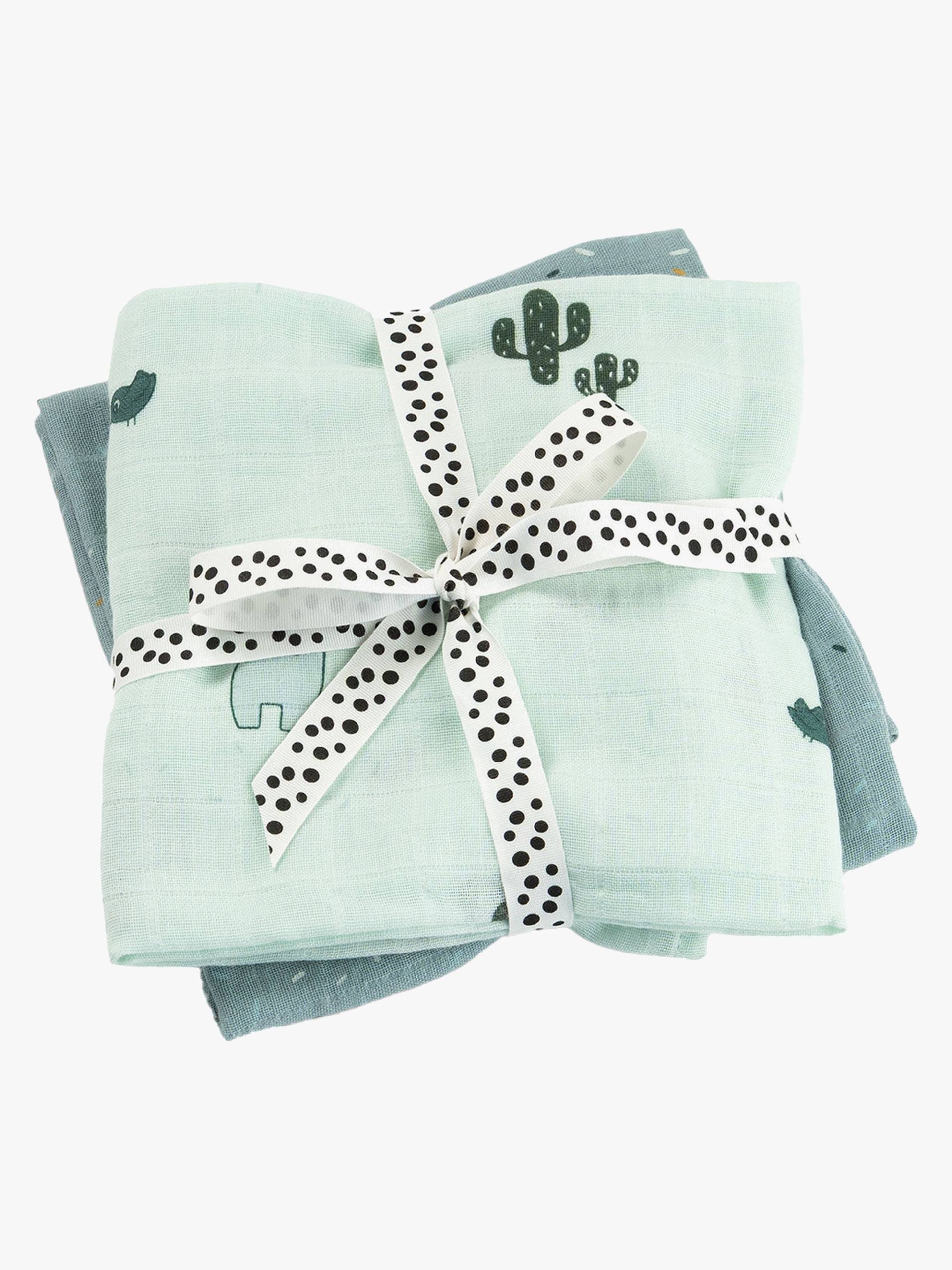 Done By Deer Lalee Musselintuch 2er-Pack, Blue Done By Deer Lalee Musselintuch 2er-Pack, Blue von Done By Deer