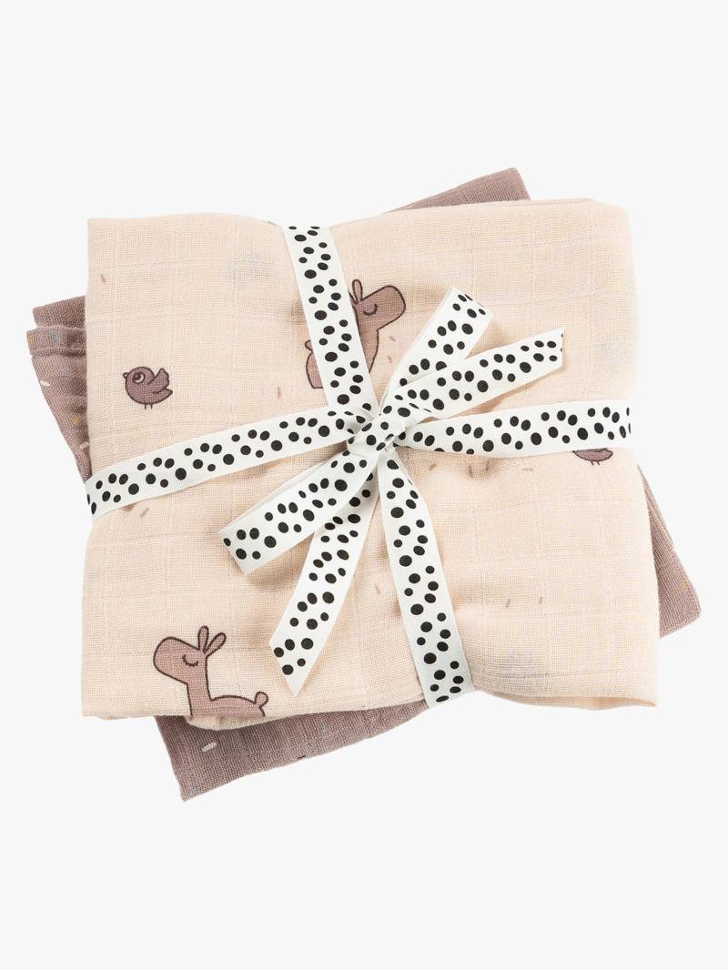 Done By Deer Lalee Musselintuch 2er-Pack, Powder von Done By Deer