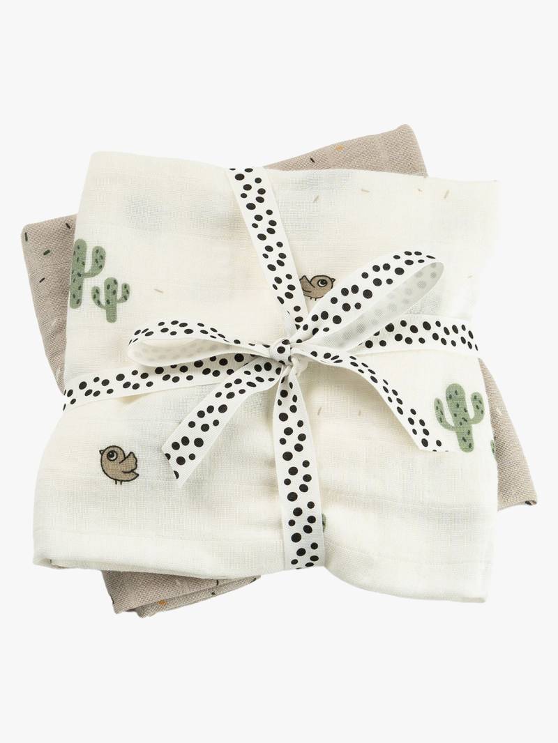 Done By Deer Lalee Musselintuch 2er-Pack, Sand Done By Deer Lalee Musselintuch 2er-Pack, Sand von Done By Deer