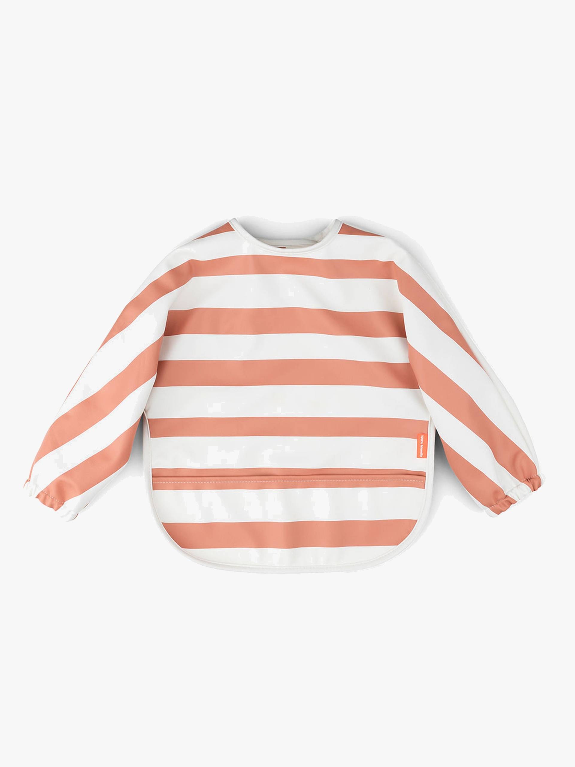 Done By Deer Langärmliges Lätzchen, Stripes Papaya Done By Deer Langärmliges Lätzchen, Stripes Papaya von Done By Deer