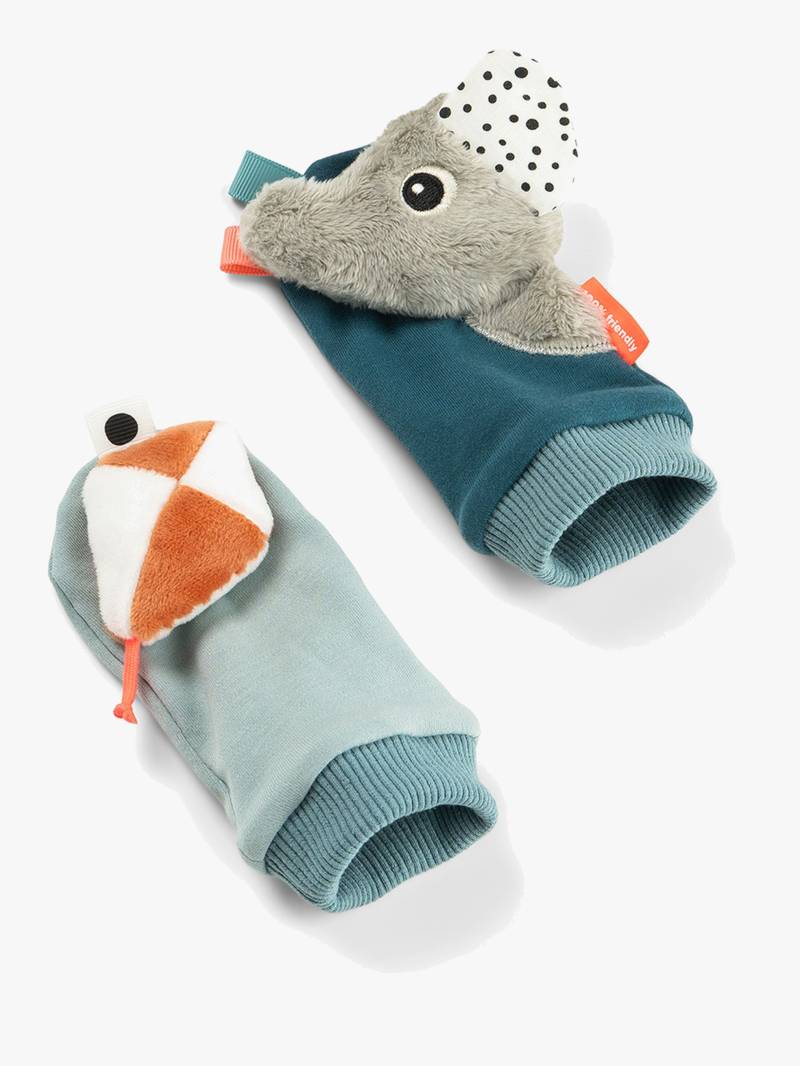 Done By Deer Playground Fußrassel, Blau, Babyspielzeug von Done By Deer