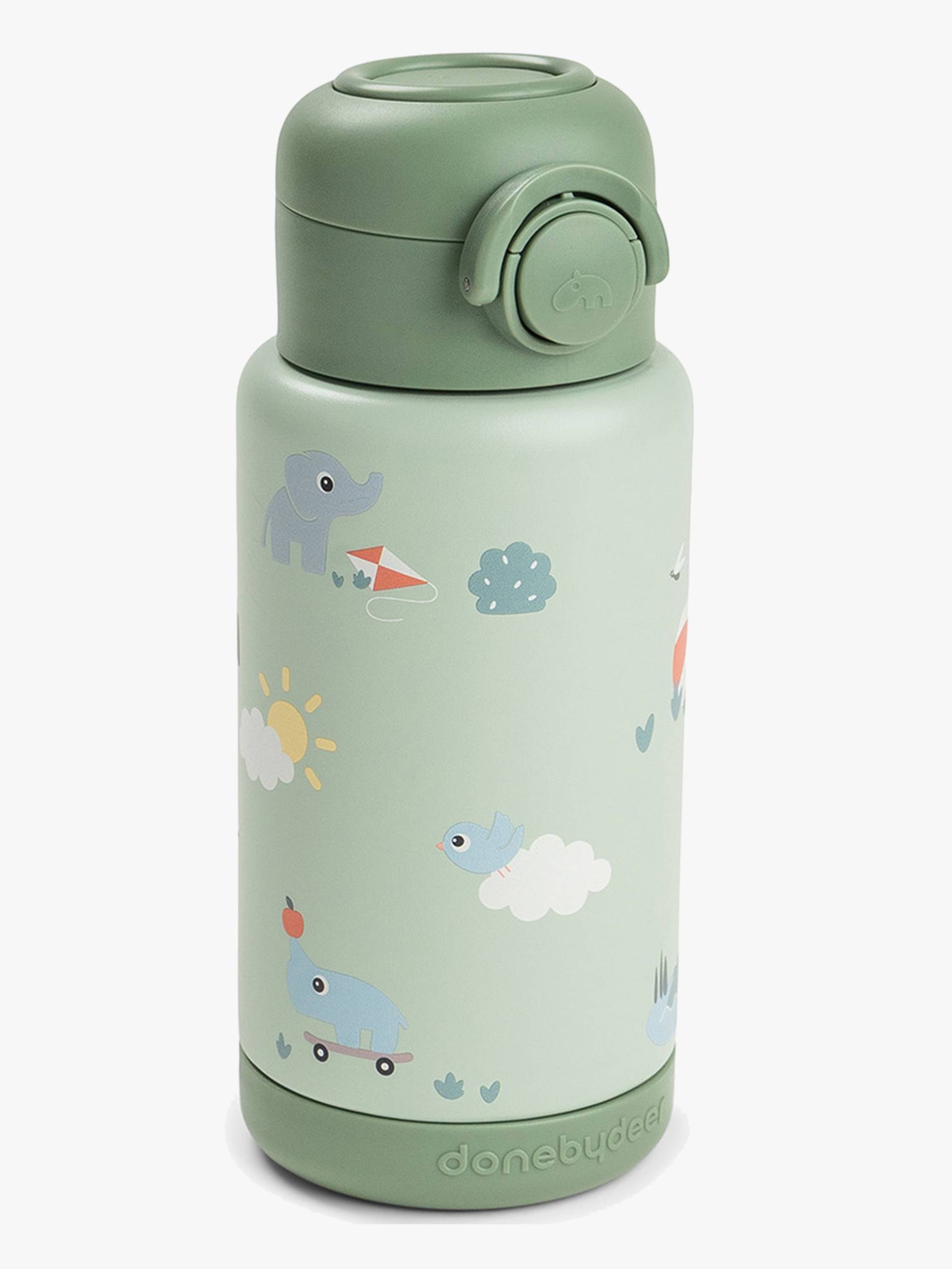 Done By Deer Playground Trinkflasche mit Trinkhalm, Green Done By Deer Playground Trinkflasche mit Trinkhalm, Green von Done By Deer