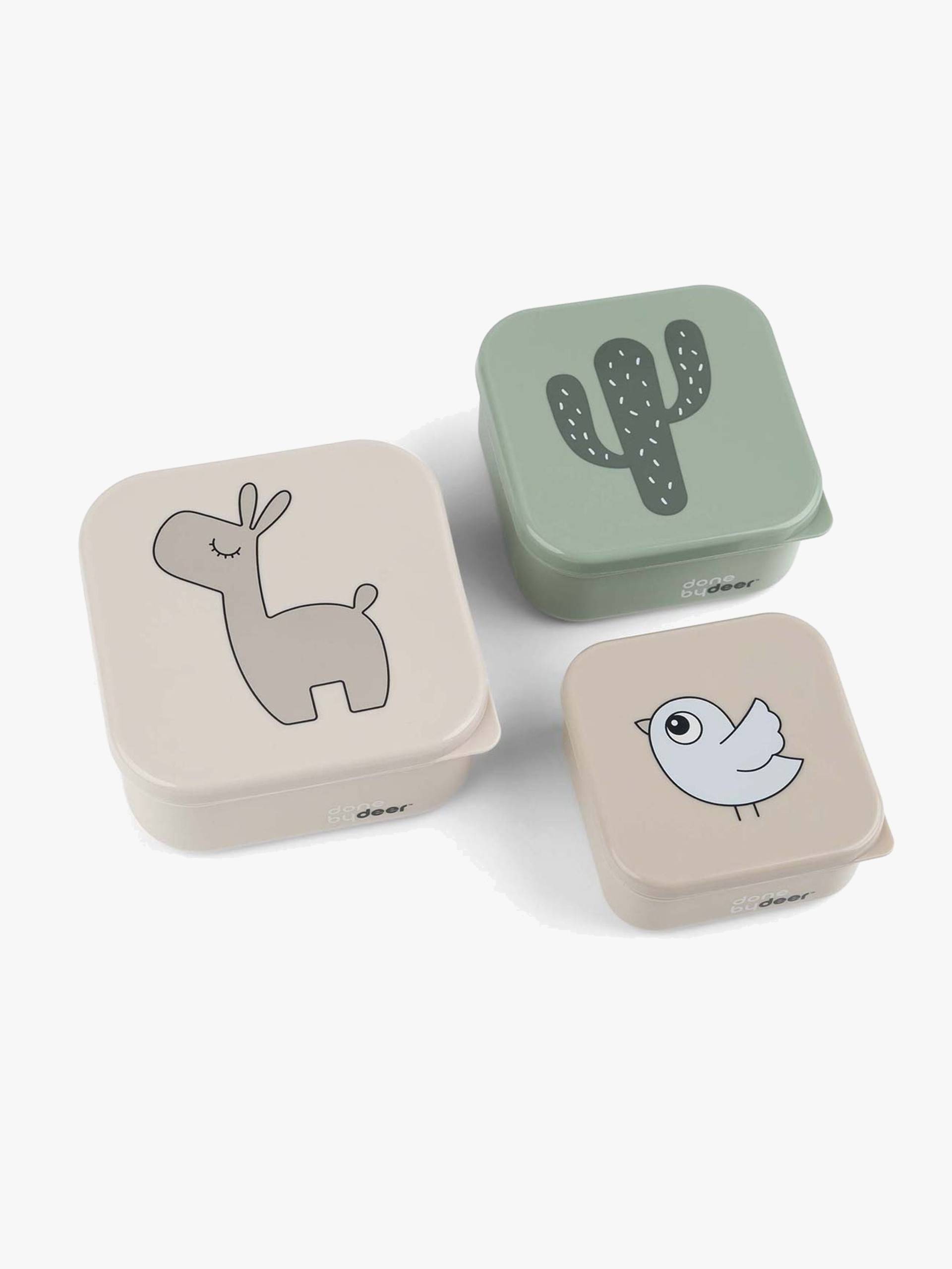 Done By Deer Snackbox Lalee 3-pack, Sand Mix von Done By Deer