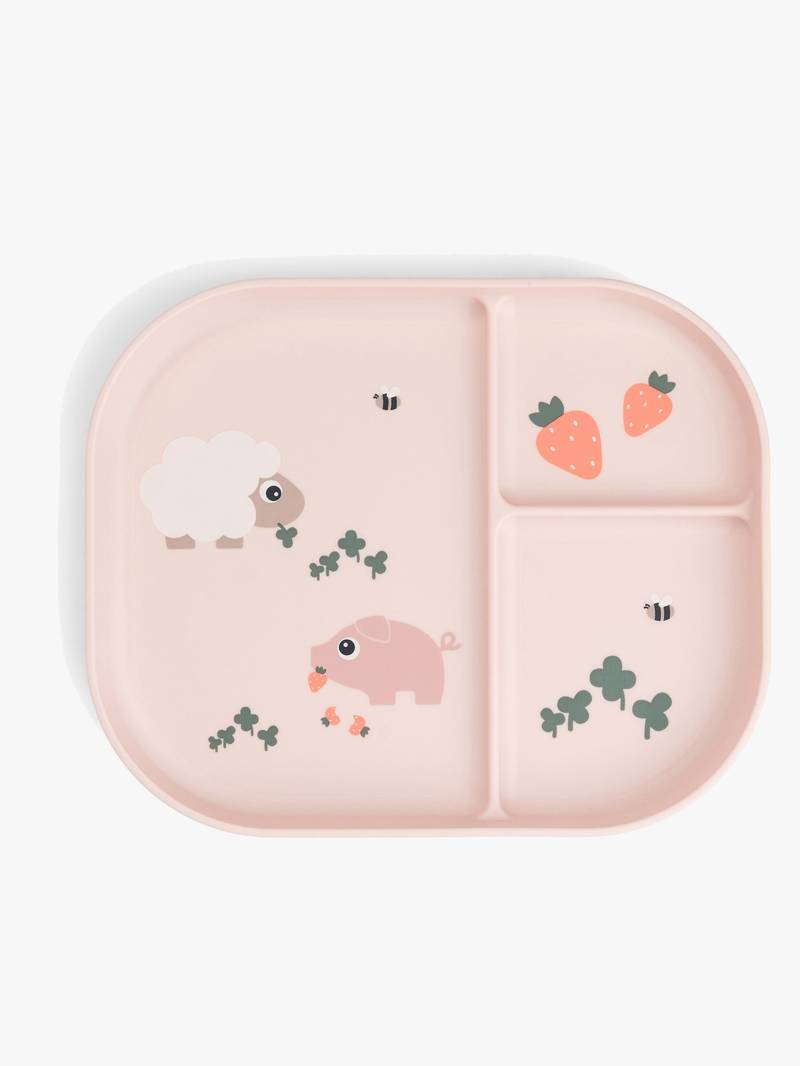 Done By Deer Tiny Farm Foodie Unterteilter Teller, Powder von Done By Deer