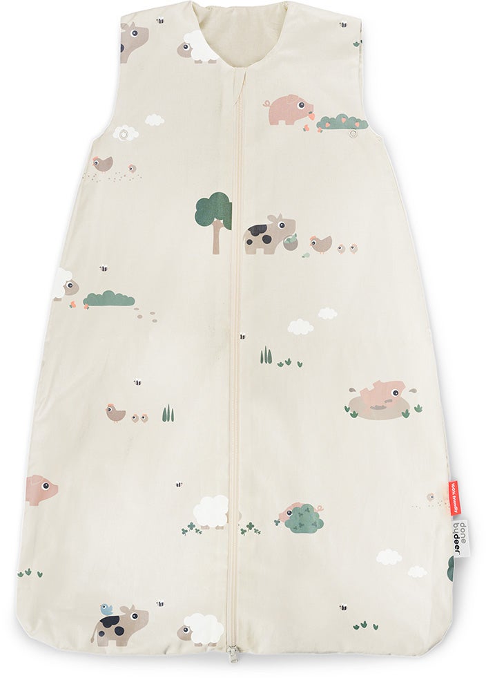 Done By Deer Tiny Farm Schlafsack 0-5M TOG 1.0, Sand Done By Deer Tiny Farm Schlafsack 0-5M TOG 1.0, Sand von Done By Deer