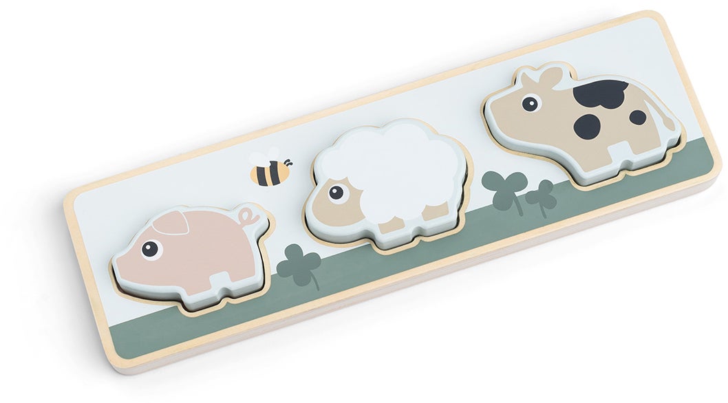 Done By Deer Tiny Farm Sensorik-Puzzle Done By Deer Tiny Farm Sensorik-Puzzle von Done By Deer