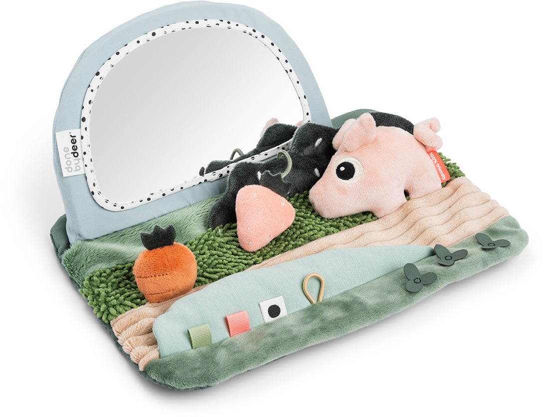 Done By Deer Tiny Farm Tummy Time Mirror Aktivitätsspielzeug, Babyspielzeug Done By Deer Tiny Farm Tummy Time Mirror Aktivitätsspielzeug, Babyspielzeug von Done By Deer