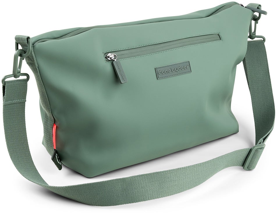 Done By Deer Wickeltasche mit Kinderwagenhaken, Grün von Done By Deer