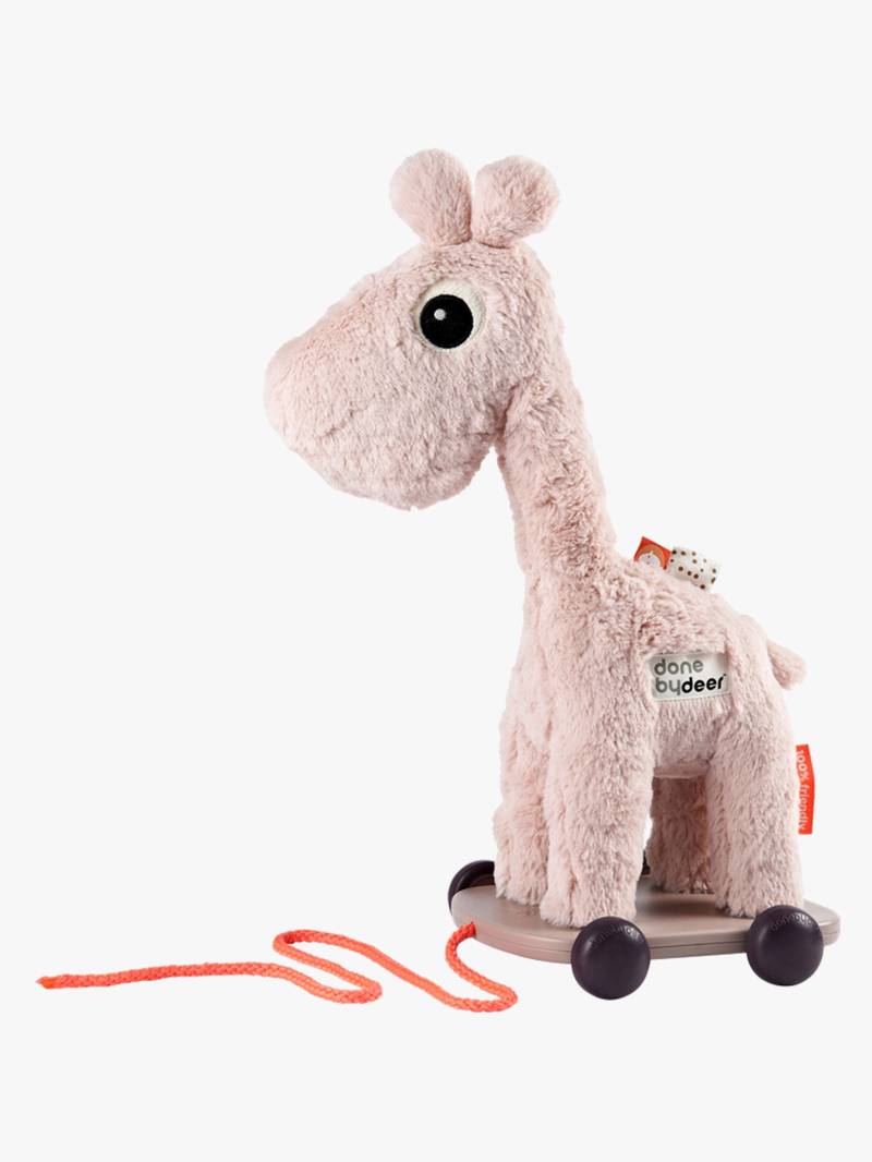 Done By Deer Ziehspielzeug Raffi, Rosa von Done By Deer