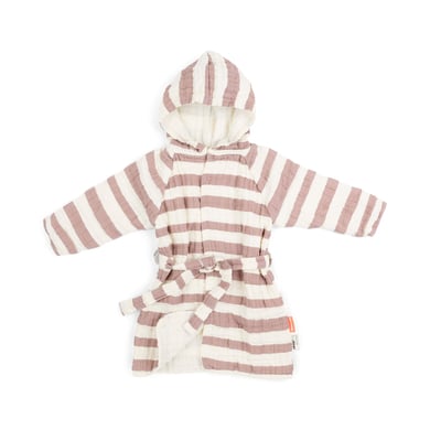 Done by Deer™ Bademantel Stripes Rosa von Done by Deer