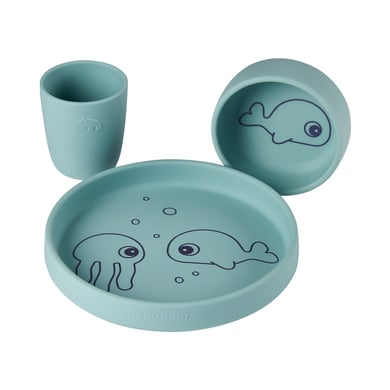 Done by Deer™ Dinner-Set Wasserfreunde blau ab dem 6. Monat von Done by Deer