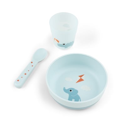 Done by Deer™ Geschirr-Set Foodie First meal Playground blau von Done by Deer