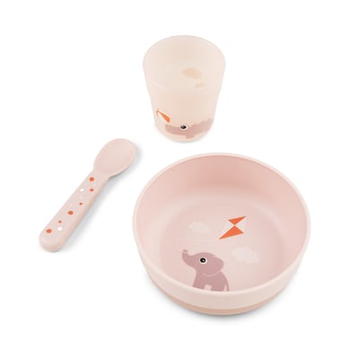 Done by Deer™ Geschirr-Set Foodie First meal Playground rosa von Done by Deer