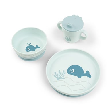 Done by Deer™ Geschirr Set Foodie Wally Blau von Done by Deer