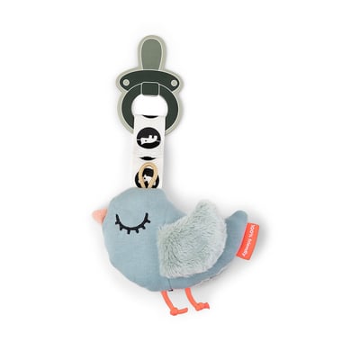 Done by Deer™ Schnullerhalter Birdee Blau von Done by Deer