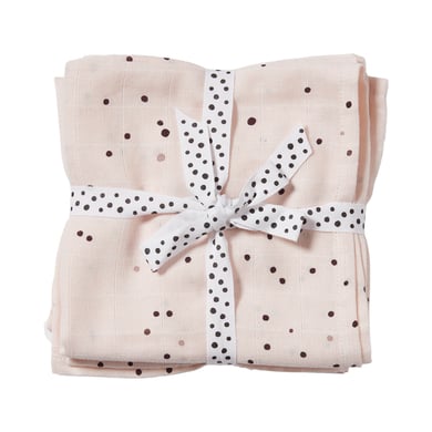 Done by Deer™ Spucktuch 2er-Pack Dreamy dots Puder von Done by Deer