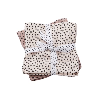 Done by Deer™ Spucktuch 2er-Pack Happy dots Puder von Done by Deer