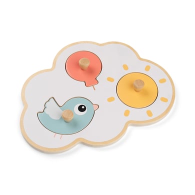 Done by Deer™ Steckpuzzle Happy clouds Farbmix von Done by Deer