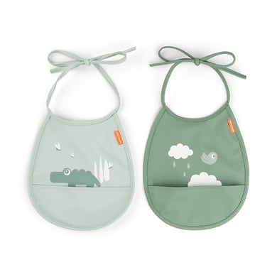 Done by Deer™ Taschenlätzchen Mini Happy Clouds 2er Pack blau von Done by Deer