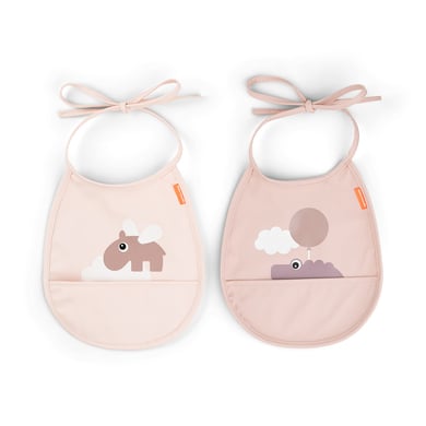 Done by Deer™ Taschenlätzchen Mini Happy Clouds 2er Pack rosa von Done by Deer