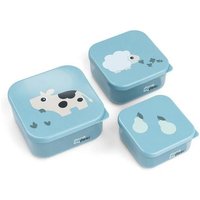 Snackbox-Set Tiny farm Blau Snackbox-Set Tiny farm Blau von Done by Deer AS
