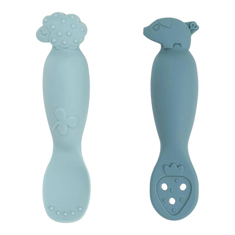 Done By Deer 2er-Pack Babylöffel Tiny Farm von Done by Deer