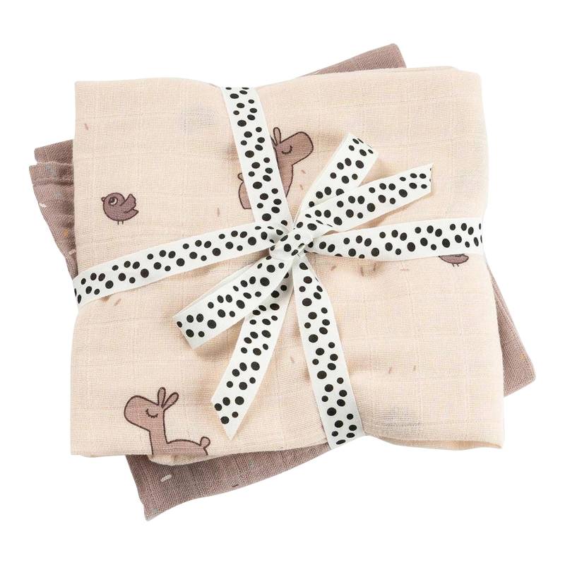 Done By Deer 2er-Pack Mullwindeln 65x65 cm von Done by Deer