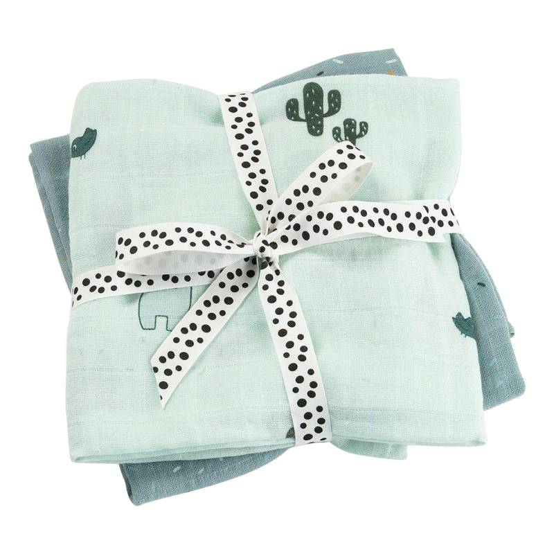 Done By Deer 2er-Pack Mullwindeln 65x65 cm von Done by Deer