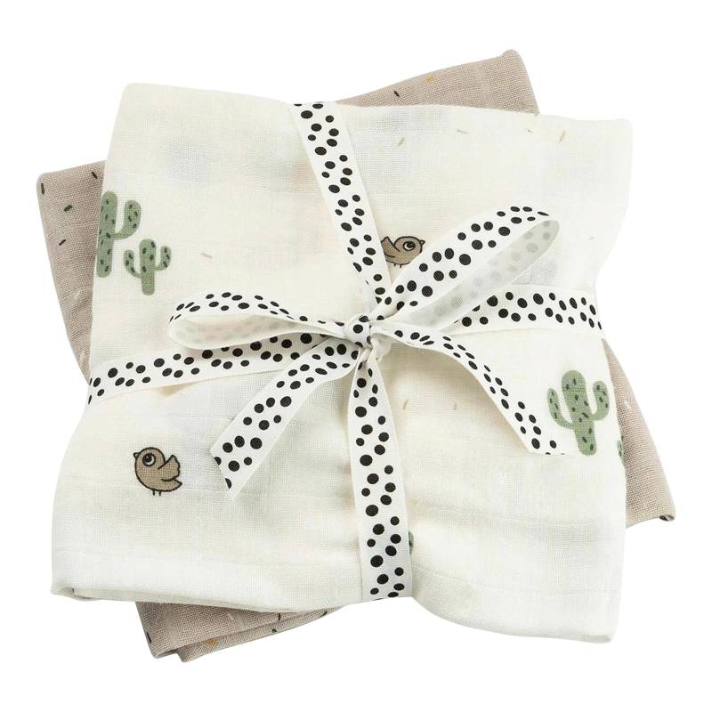 Done By Deer 2er-Pack Mullwindeln 65x65 cm von Done by Deer