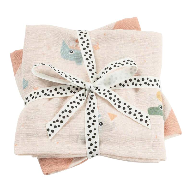 Done By Deer 2er-Pack Mullwindeln 65x65 cm von Done by Deer