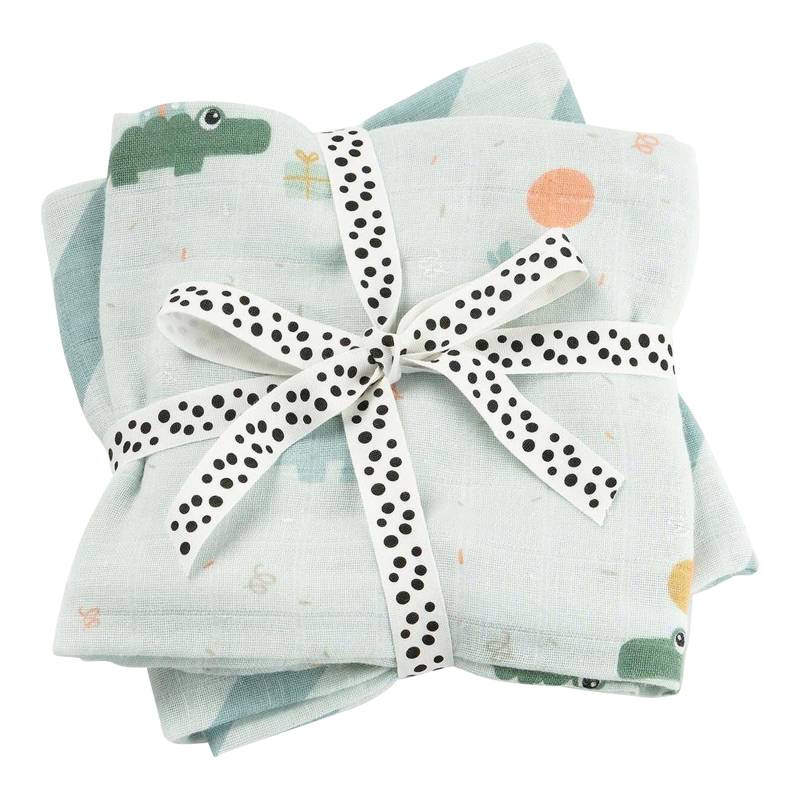 Done By Deer 2er-Pack Mullwindeln 65x65 cm von Done by Deer