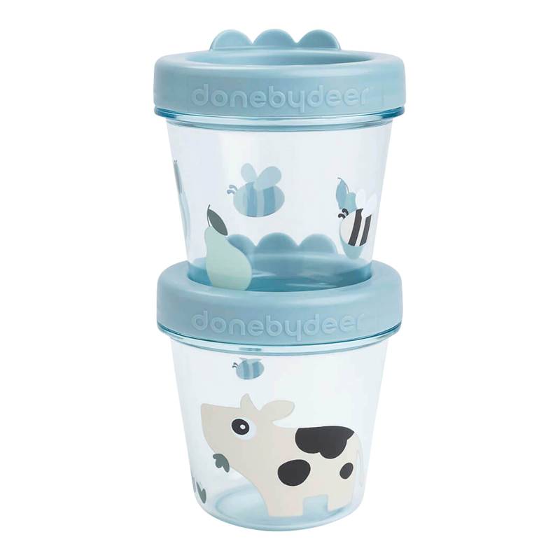 Done By Deer 2er-Pack Snackbox Tiny Farm von Done by Deer