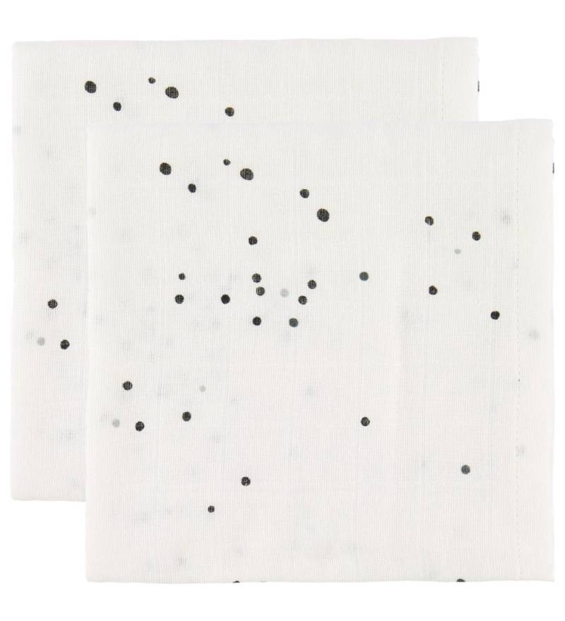 Done By Deer Mulltuch - 120x120 - 2er-Pack - White Dreamy Dots - Done by Deer - One Size - Wickeltücher Done By Deer Mulltuch - 120x120 - 2er-Pack - White Dreamy Dots - Done by Deer - One Size - Wickeltücher von Done by Deer