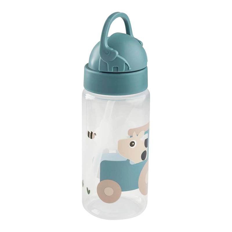 Done By Deer Trinkflasche mit Strohhalm, 350ml von Done by Deer